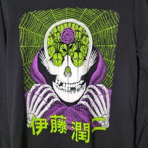 Rose Skull JUNJI ITO x THE MISFITS Small Long Sleeve Shirt Crunchyroll